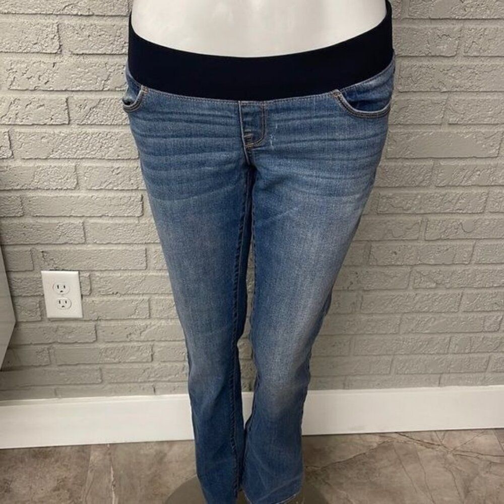Liz Lange Women Maternity Boot Cut Jeans Size 2